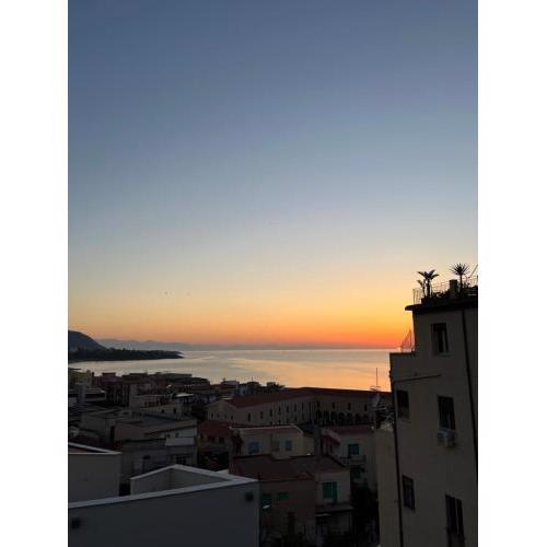 Window on the sunset