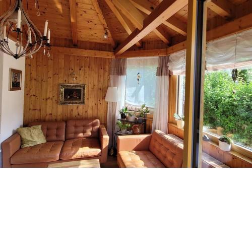 Wohnung mit Garten, Sauna und Infrarotkabine