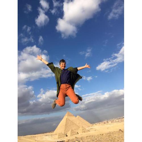 Zeina pyramids view