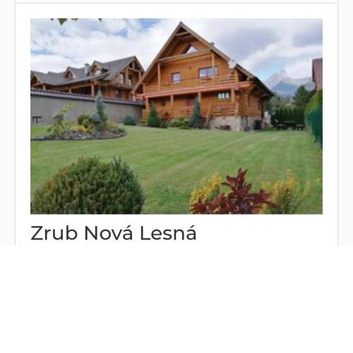 ZRUBOVÝ DOM NOVÁ LESNÁ