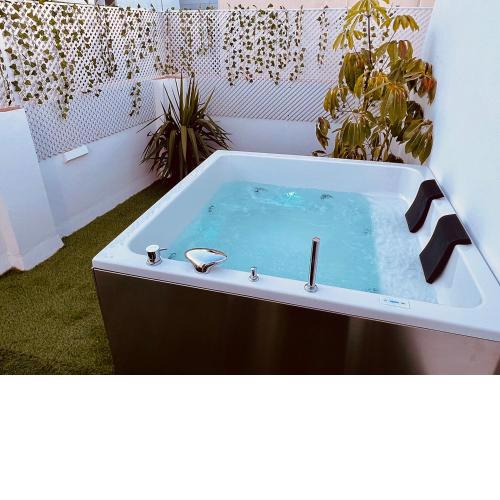 Downtown Apartment with Private Terrace & Jacuzzi